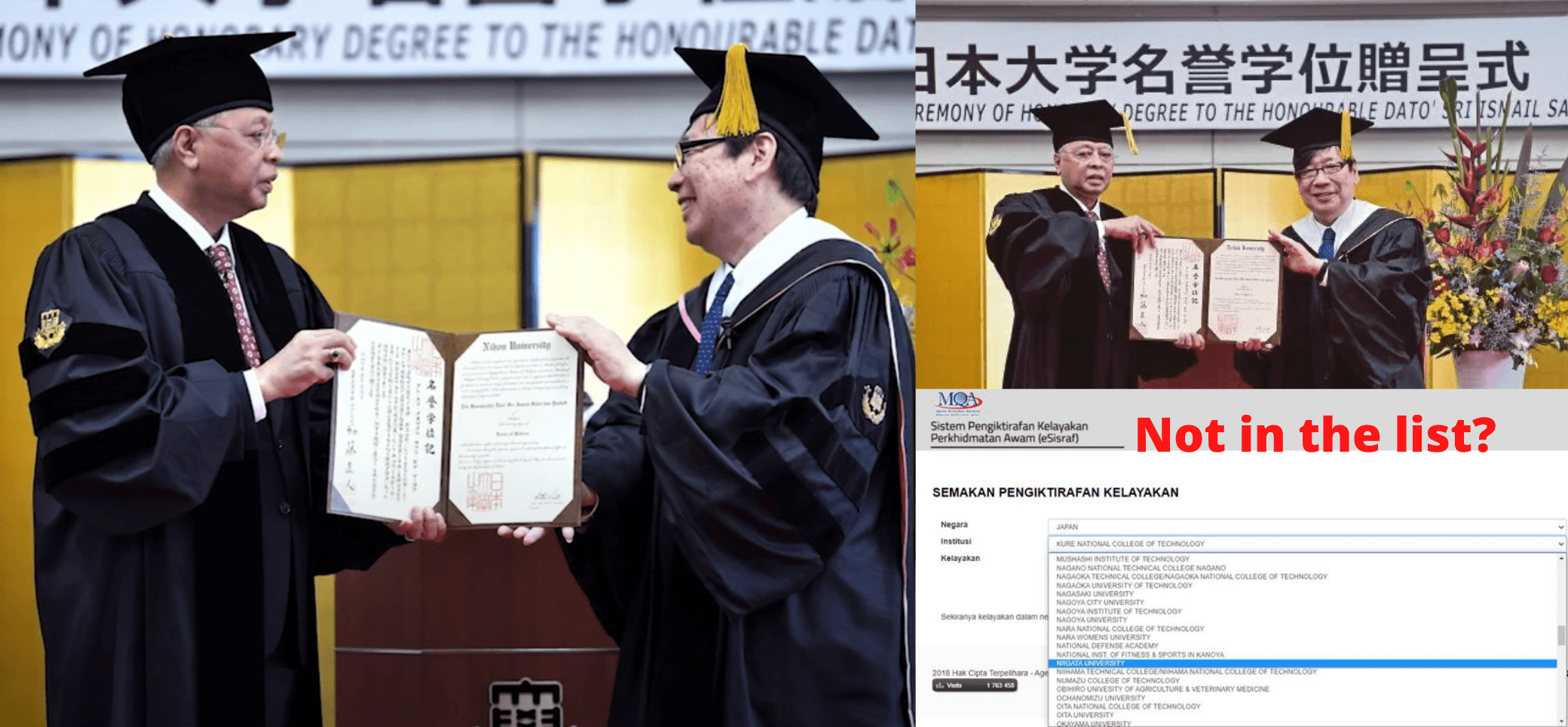 PM Ismail Sabri 'Called Out' As MQA Doesn’t Recognise His Awarded Honorary Medical Degree
