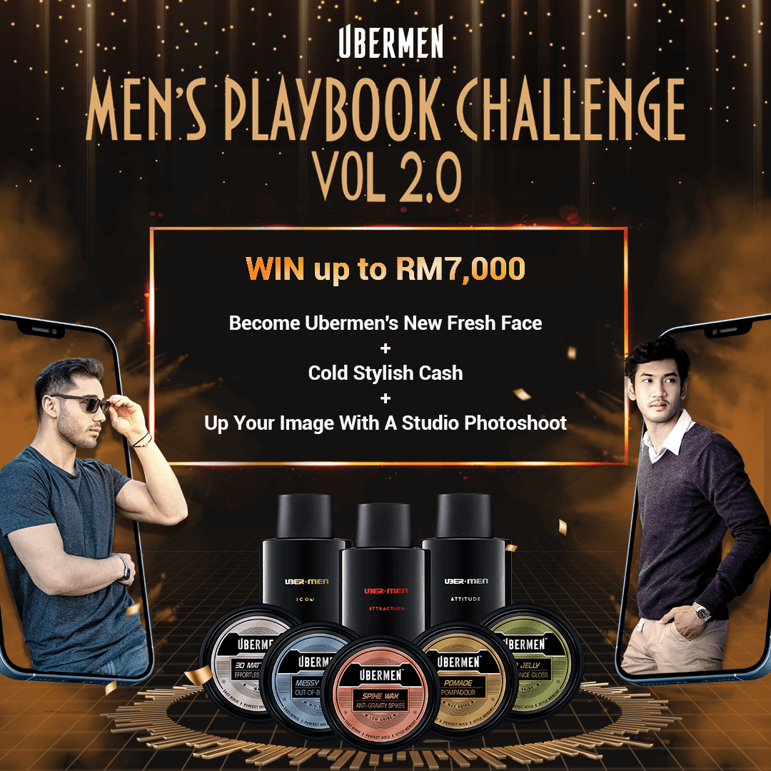 Be The Next Face Of UBERMEN With The Men’s PlayBook Challenge Vol.2!