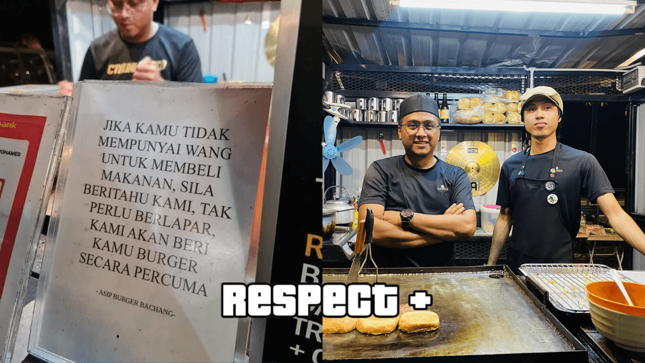Burger Stall In Melaka Offers Free Burgers For Those In Need